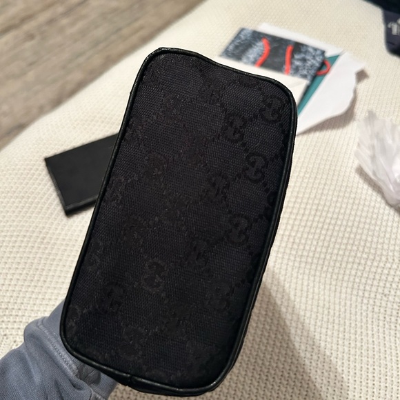 Black Gucci Mongram Mini Bag - Picture 8 of 9